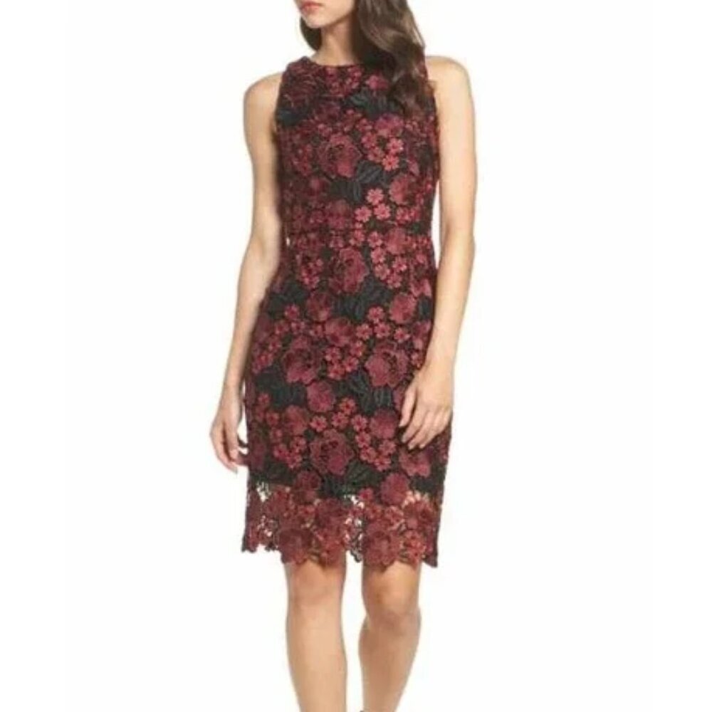 Forest Lily Floral Unconventional Lace Overlay Dress Goth‎ Cutegoth Whimsigoth